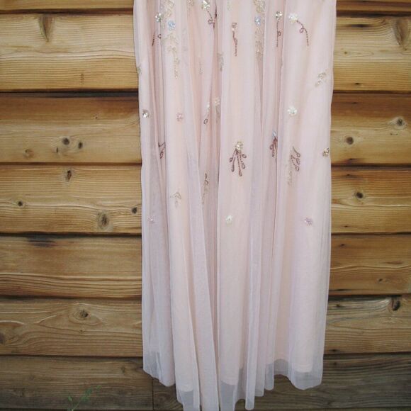 Mac Duggal 9136 EMBELLISHED HIGH NECK BUTTERFLY SLEEVE GOWN Dress - Picture 12 of 13